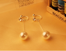 Lady style pearl earring ear clip fashion charm accessories female LM-C315