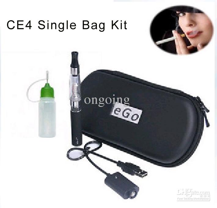 Wholesale Ego CE4 Kit Electronic Cigarette Starter Kit Ecig E Cigarette Zipper case 1 Atomizer 1