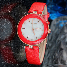 New Fashion Brand Genuine Leather Strap Women Dress Watches Quartz Watch Waterproof Clock Wristwatch k952