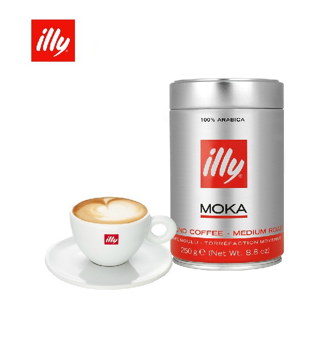 Imported from Italy illy coffee powder 100 arabica medium baking mocha dedicated 250 g free shipping