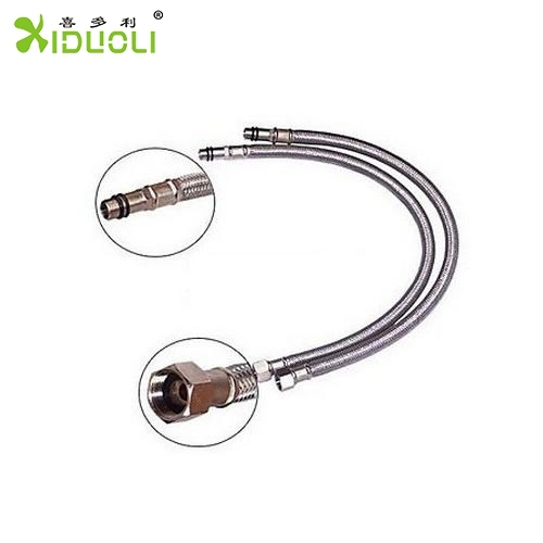 Wholesale & Retail 1 pair of Stainless Steel Flexible cold/hot mixer