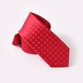 2016 New Fashion Red Color Necktie Vintage Paisley Floral Printed Ties Polyester Woven Men s Wedding