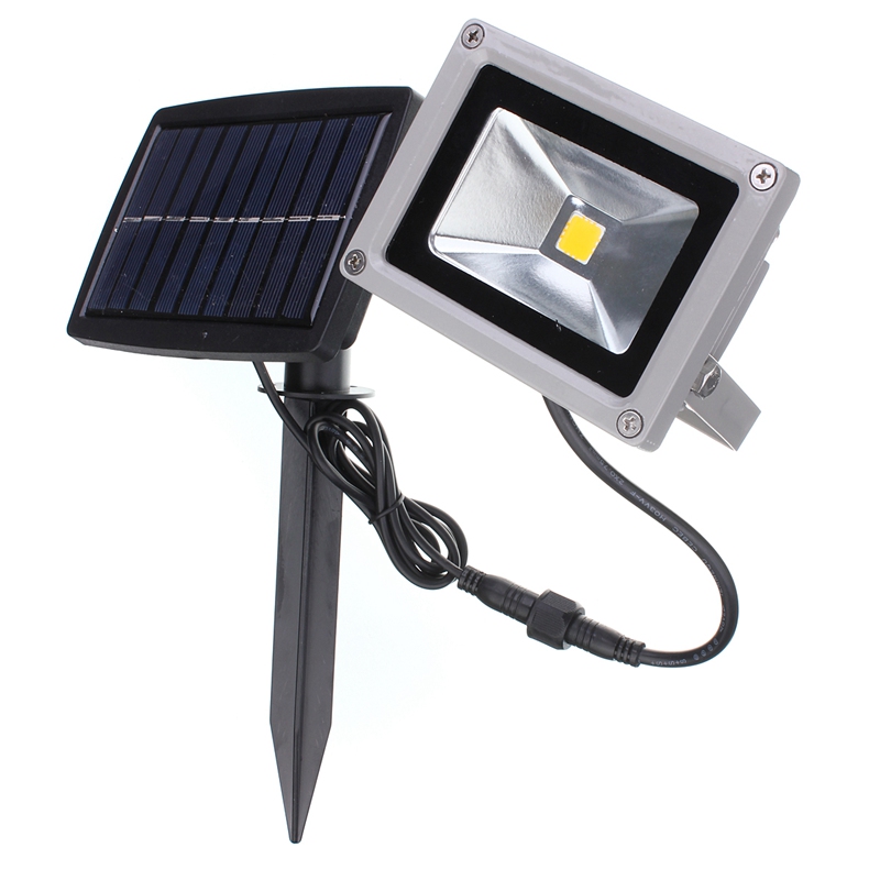 Big Promotion 10W Solar Power LED Flood Night Light Waterproof Outdoor Garden Decoration Landscape Spotlight Wall Lamp Bulb