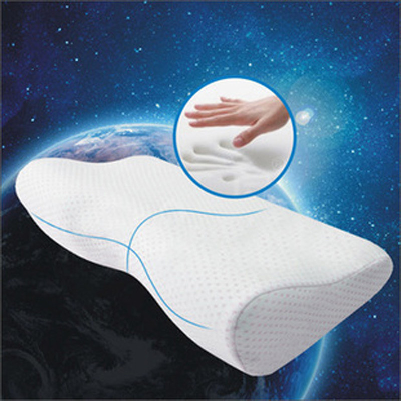 30*50cm Memory Foam Pillow Bamboo Fiber Massager Orthopedic Pillows Include Pillowcase Health Care Neck Latex Pillow U0011