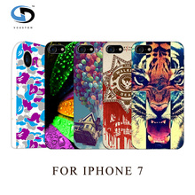 2016 Patterns Painted Drawing Hard Plastic Case For Iphone 7 Mobile Phone Cases Skin Hood Housing