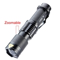 Mini led cree xm l T6 flashlight 3000 Lumens Zoomable waterproof rechargeable 18650 battery flash light
