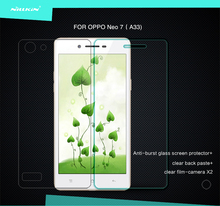10pcs For OPPO Neo 7 A33 NILLKIN H Anti-Explosion protective film 9H tempered glass screen protector + Retailed Package