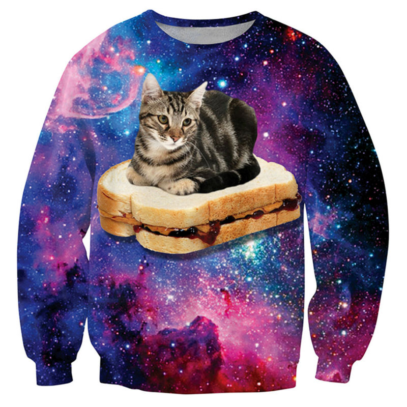 cat galaxy sweater