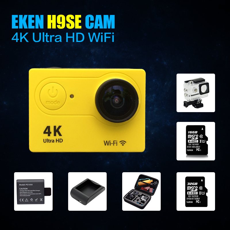  H9 se   Ultra HD 4  WiFi cam 1080 P/2.0 fps -  go pro   sportsport  vs sj cam