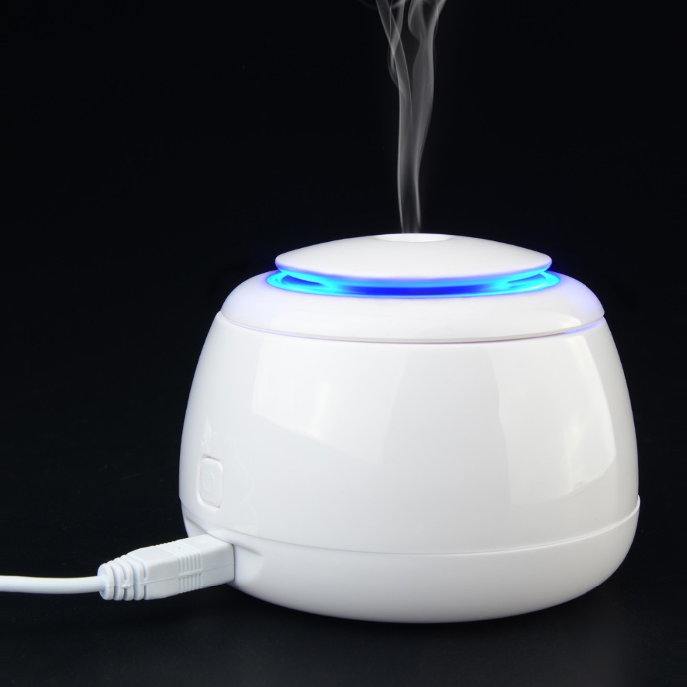 Hot! Blue Light USB ultrasonic aromatherapy machine car humidifier