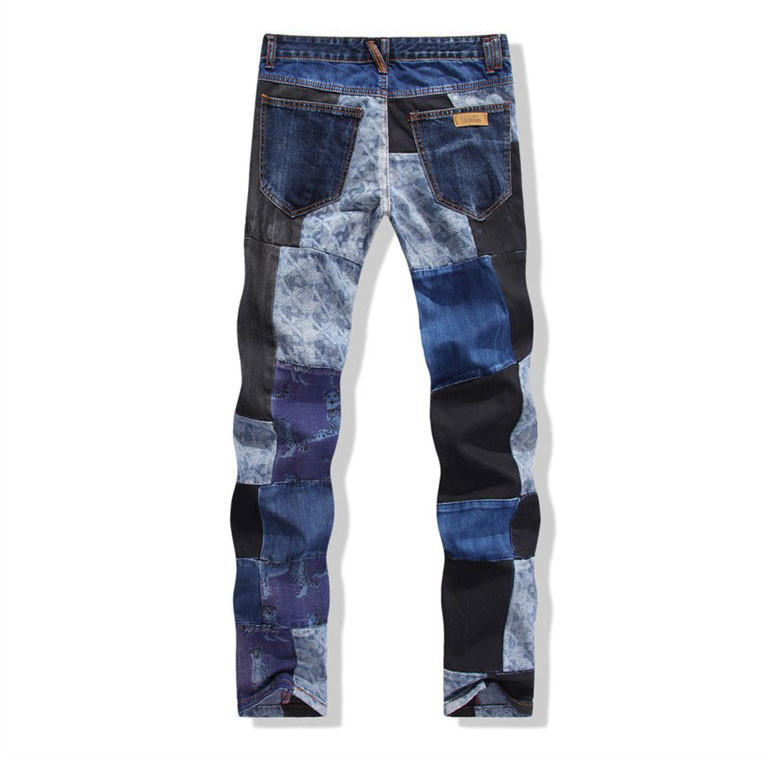 mens patchwork jeans (2)