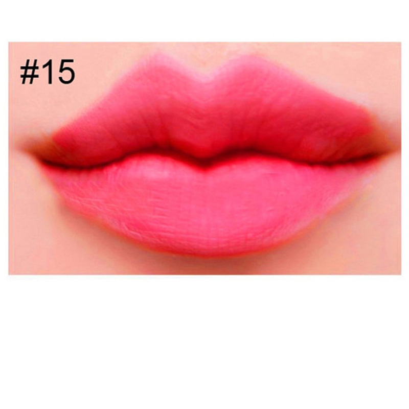 20pcs Hot sell~ Long Lasting Waterproof Elegant Daily Color Lipstick matte smooth love lip stick lipgloss Sweet girl Lip Makeup