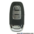 868Mhz smart remote car key 8T0959754C 3 button for Audi A4 A5 S5 A6 Q5 include