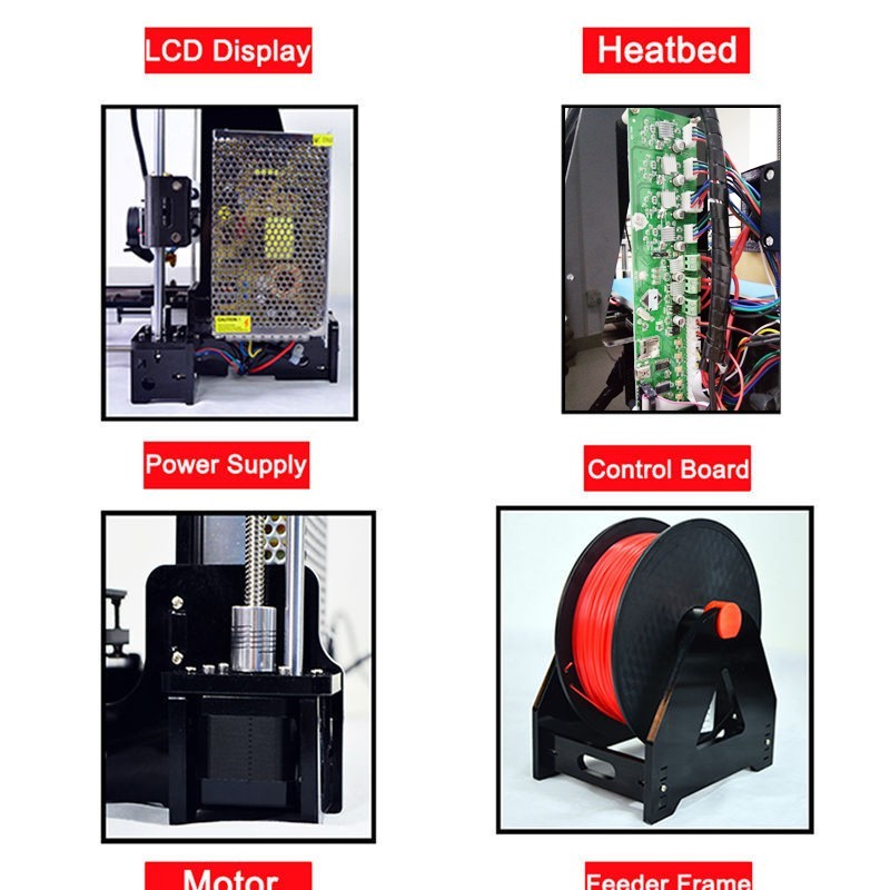 Big size 220*220*240mm High Quality Precision Reprap Prusa i3 3d Printer DIY kit with 2 Roll Filament 8GB SD card and LCD Big size 220*220*240mm High Quality Precision Reprap Prusa i3 3d Printer DIY kit with 2 Roll Filament 8GB SD card and LCD