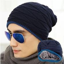 2015 Beanies Knit Hat Winter Hats For Men Women Skullies Winter Hat Men’s Bonnet Solid Caps Brand Warm Beanie Ski Hip-Hop Casual