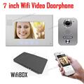 Wireless WiFi IP Video Doorphone Metal Waterproof HD Camera Video Doorbell Intercom System with 7 inch