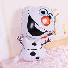 Lucky 1pcs 78*46cm Olaf Balloon Foil Helium Balloons Snowman Elsa Balloons Classic Toys Party Wedding Decoration Globos BX0001