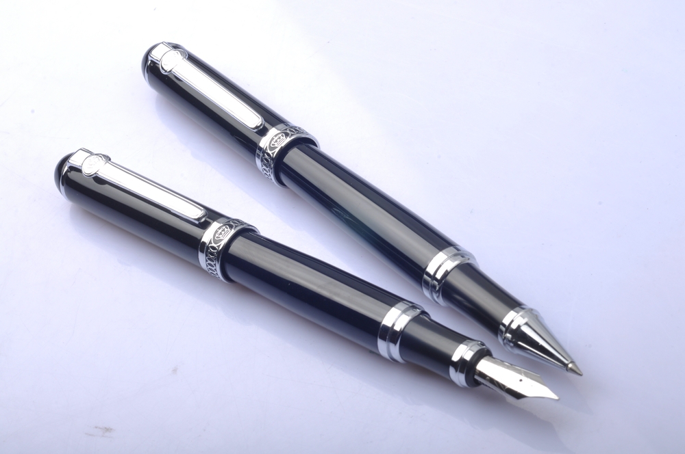 Germany Duke D2 Gentle Iridium Fountain Pen & Roller Ball Pen Setin