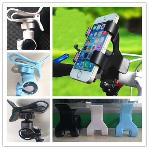 2015 HOT sale Handlebar Clip Stand For iPhone Samsung GPS Bicycle Mobile Cellphone Mount Holder for