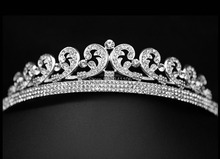 European Bride Crystal Bridal Tiara Crown Wedding Hair Accessories Hair Jewelry Wedding Jewelry Wedding Accessories HG002