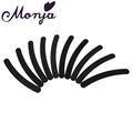 10pcs Black Nail art Curve Banana Sanding Sand Files grit 100 180 Manicure perdicure Buffing Buffer