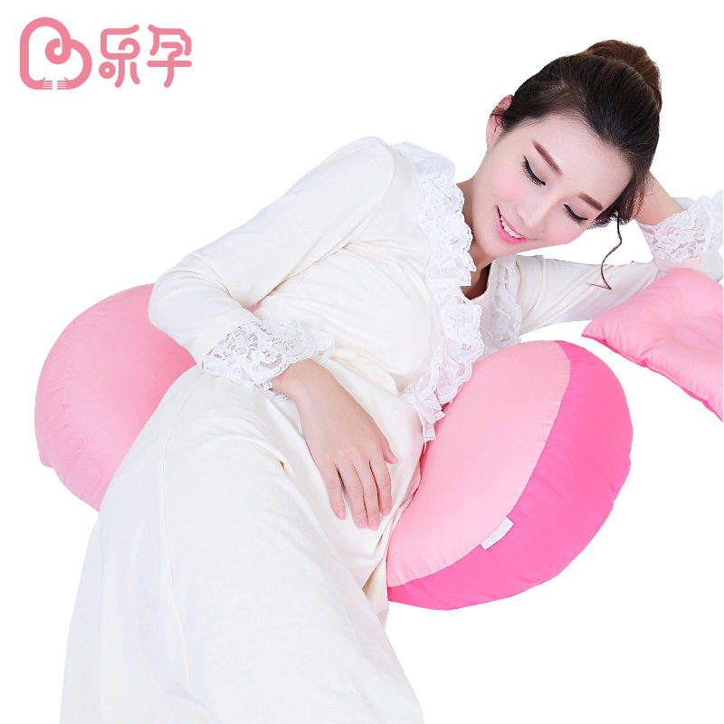 leyun maternity women pillow solid color soft pregnancy waist pillow fixed sleeping baby/ breastfeeding pillow