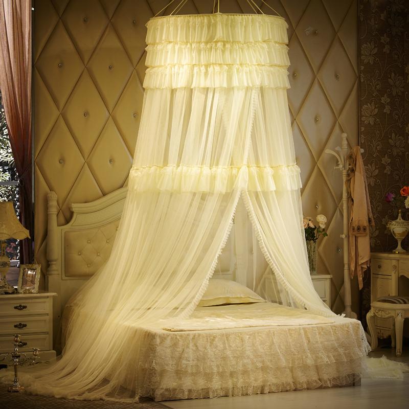 Luxus moskitonetz für doppelbett, prinzessin spitze palace bett ...