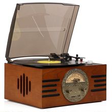 Graphophone antique vinyl machine radio-gramophone old fashioned vintage radio belt usb sd function