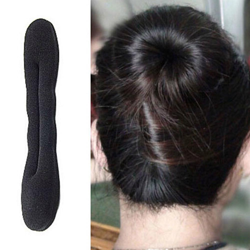 fashion hair bands Magic Foam Sponge Hair Tools Plate Donut Bun Maker Former Twist Tool Styling