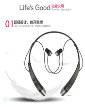 Newest HBS500 Bluetooth headset with retail box & gifts for all model mobile phone with bluetooth high quality free shipping