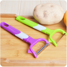HD Candy color multifunction peeler apple peeler fruit planer stainless steel kitchen gadgets 19g
