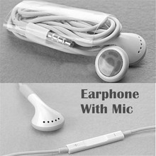 Best quality para stereo Earphone noise canceling earbuds With Mic and voice control for Apple iPhone 4 4S