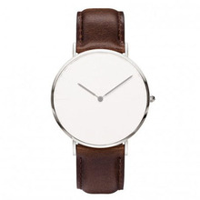 Denmark Design montre femme Quartz Movement Elegant Design Genuine Leather Straps
