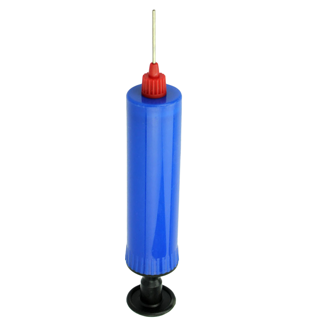 Ball Hand Air Pump New Plastic with Needle AD Soccer Inflatable Blue Football