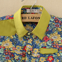 Boys Shirts Kids Camisa Shirt Floral Blouse Summer Style Fashion Beach Style Baby Children Clothes Boys