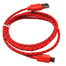 1M Micro USB Cable Fabric Braided Data Sync Cable USB Power Supply for Samsung Galaxy S6