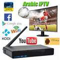 Black Arabic IPTV Box Free TV Arabic Africa Somali Android Smart Araibc TV Box support XBMC