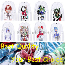 Project Shrine Maiden anime sports t-shirt anime Reimu Hakurei Marisa Kirisame cotton shirt Cosplay christmas Costumes clothing