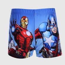 2016 New Boys Trunks Fashion Print Children s Swimming Pants Summer Cartoon Kids Swimwear Beach Shorts