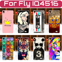 Cover Case for Fly IQ4516 Tornado Slim Octa / 16 Patterns Colored Paiting Case for Fly Iq4516 Free Shipping