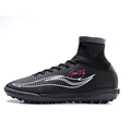 Sufei newest superfly V football boots TF soccer cleats high ankle sock shoes sneakers kids women