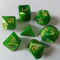 Free shipping NEW High Quality Unique 7pcs set D4 D6 D8 D10 D10 D12 D20 mixed