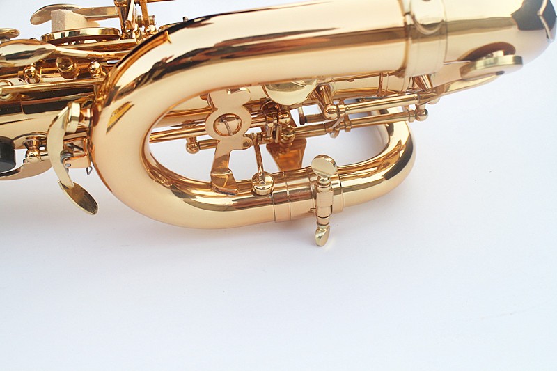 Wholesale EMS Baritone Saxophone 54 Straight Professional Gold Eb Sax