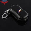 Men Women s Car Keys Bag Keys Chains Case Holder Cowhide Leather Key Wallet For M3