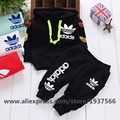 2016 Brand New cotton children baby boys girls clothes Sport Suit 2pcs Long sleeved Jacket pants