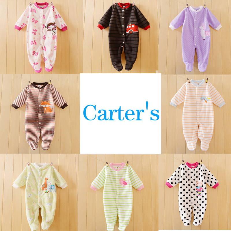 Autumn Winter Carters Other Brand Animal Baby Romper Fleece Body Baby Overalls for Toddler Jumpsuit New