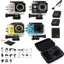 Monopod Holder + Bag + SJ6000 2.0″ LCD WIFI 1080P HD Sports Action DVR Video Waterproof Camera DV Swimming Sj4000 Upgrade W9