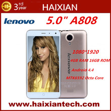 Lenovo A808 Phone 5.0″ 1920*1080 IPS Android 4.4 MTK6592 Octa Core Mobile Phone 4G RAM 16G ROM 3G GPS Cell Phones