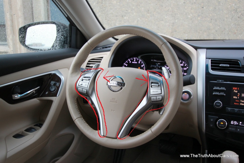 Nissan altima steering wheel audio controls