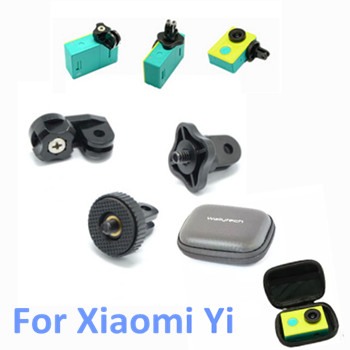 Small Waterproof Storage Camera Case Bag 1 4 Connecter Mini Tripod Adapter Mount for Gopro Hero
